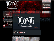 Tablet Screenshot of loltshirts.org